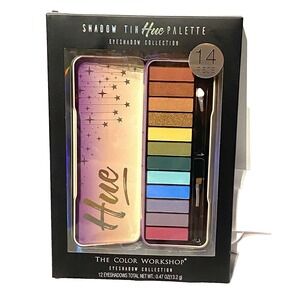 the color workshop eye shadow tin HUE‎ palette collection 12 colors